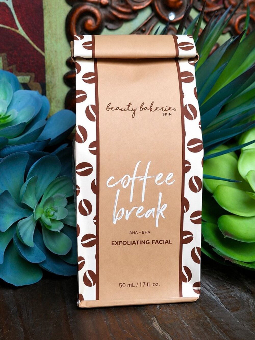 Beauty Bakerie Coffee Break AHA + BHA Exfoliating Facial Skin Care Product NIB